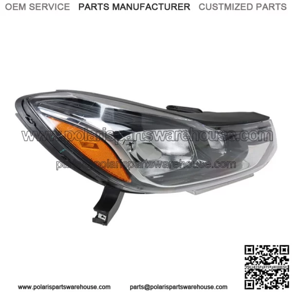Headlight For 2017-2019 Chevrolet Trax LS LT Halogen Chrome Housing Right Side - Image 4