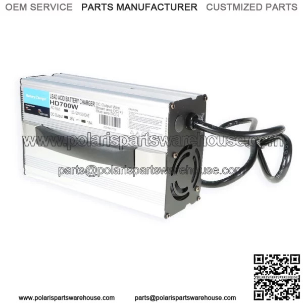 For EZGO Marathon Golf Cart - 36 Volt 15 Amp Battery Charger - SB50 Handle - Image 3