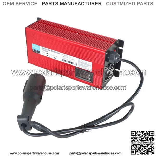For Club Car Golf Cart Battery Charger 48v Round 3 Pin Plug 10A with OBC bypass - Image 4