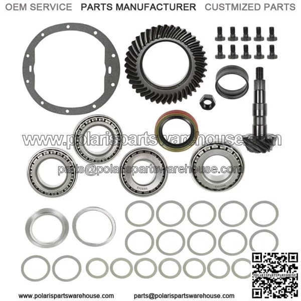 For Chevy GM 8.5" 10-Bolt Gears 3.73 Ratio and Master Bearing Installation Kit