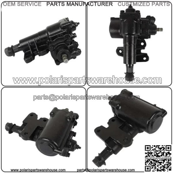 For 1985-1991 Toyota 4Runner 1989-1991 Pickup 3.0L Power Steering Gear Box Black - Image 3