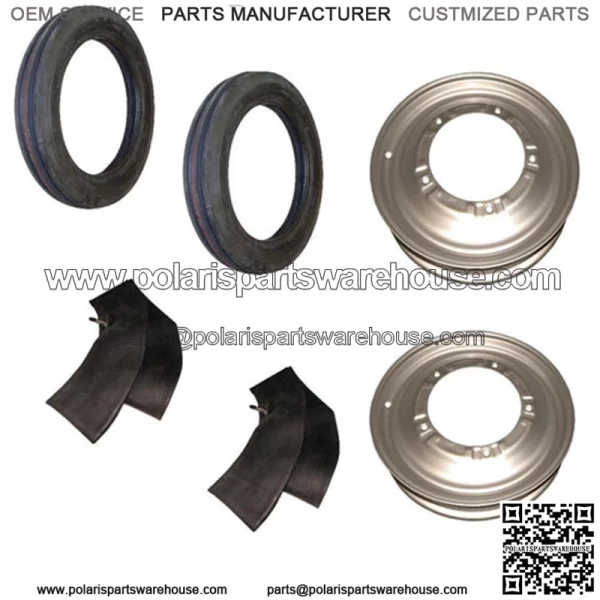 Front Rim & Tire Set Fits Ford 9N 2N Tractor with 4" x 19" Tires