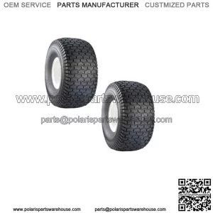 SET Of TWO 15X6X6 15X6.00-6 Turf Tires Garden Tractor Lawn Mower Riding Mower