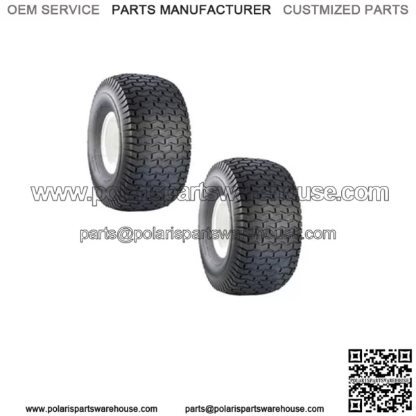 SET Of TWO 15X6X6 15X6.00-6 Turf Tires Garden Tractor Lawn Mower Riding Mower