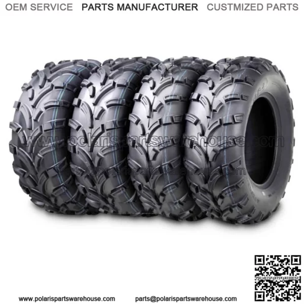 Set 4 of 24x8-12 24x10-11 ATV Tires for 04-17 Honda Fourtrax Rancher TRX400 420