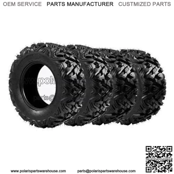 4pcs ATV/UTV Tires 25x8-12 25x10-12 All Terrain AT 6 Ply Rated 2512 25x10-12 (Fits: Yamaha Rhino 660)
