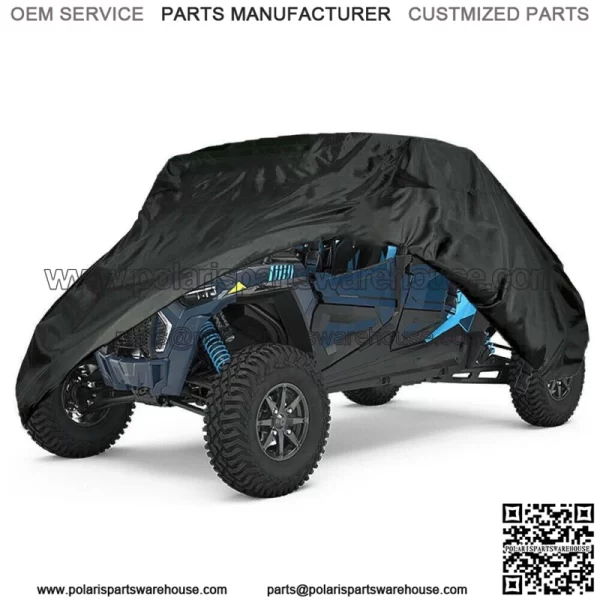 For Polaris RZR XP 4 Turbo S New Double Row Seat Utility Vehicle Cover SXS - Image 3