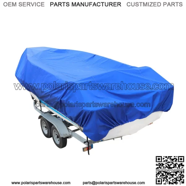 Trailerable Boat Cover Heavy Duty Waterproof UV Resistant Runabout Protector 95" - Image 2