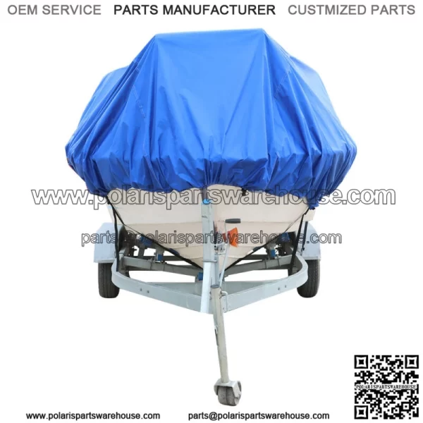Trailerable Boat Cover Heavy Duty Waterproof UV Resistant Runabout Protector 95" - Image 3