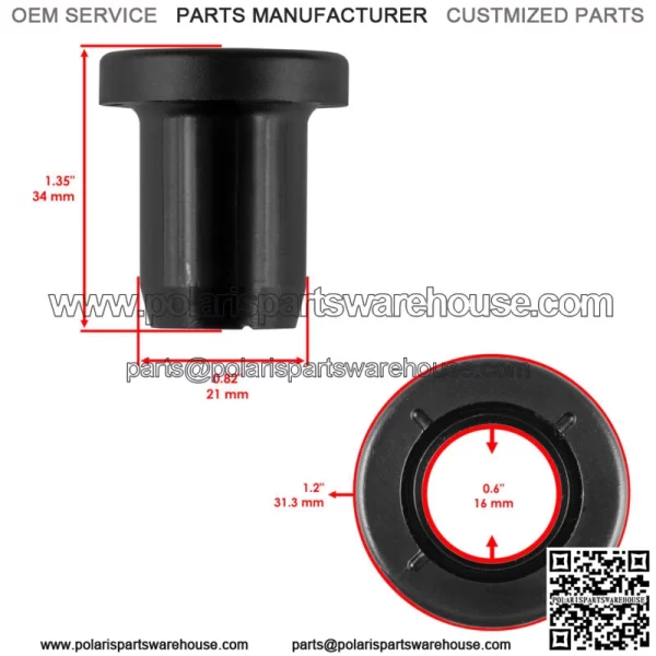 Rear A-Arm Short Bushing Kit for Polaris Sportsman 800 6X6 Forest EFI 2010-2014 For: Polaris Sportsman 800 - Image 2