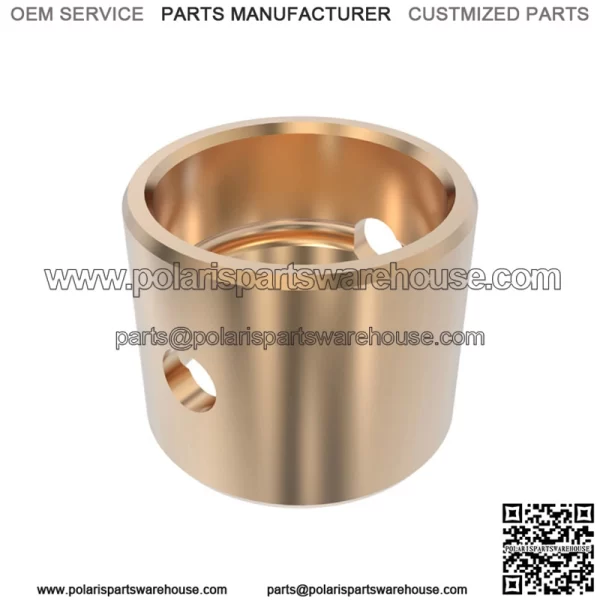 Cylindrical Alloy Bushing with Hole