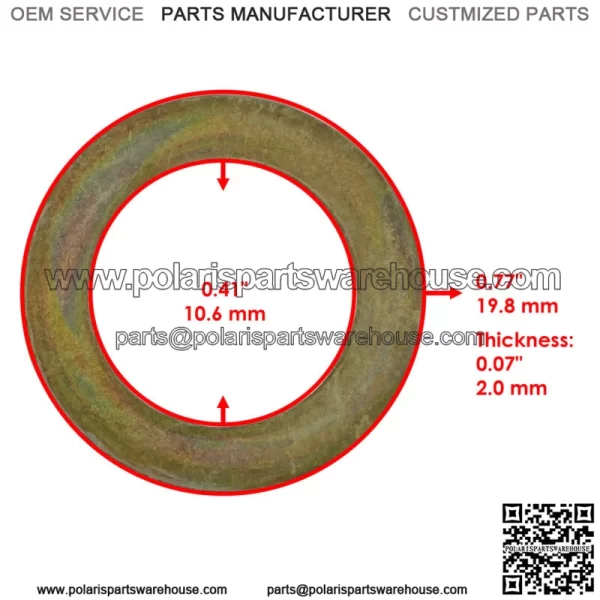 5137346 5139929 7556153 5436973 Front A Arm Bushing Kit For Polaris - Image 5
