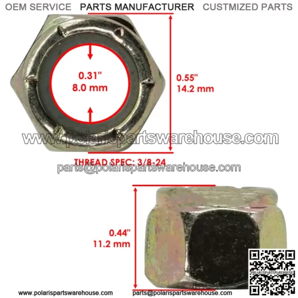 1543326 5020826 7542439 7542453 Rear A Arm Bushing Kit For Polaris - Image 4
