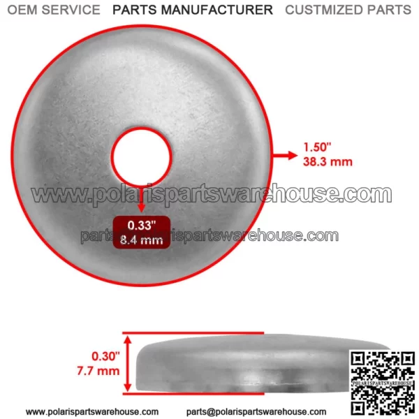 Caster Plug For Dixon Kodiak SE 5223 Van / Kodiak SE 6125 596301001 539115749 - Image 2