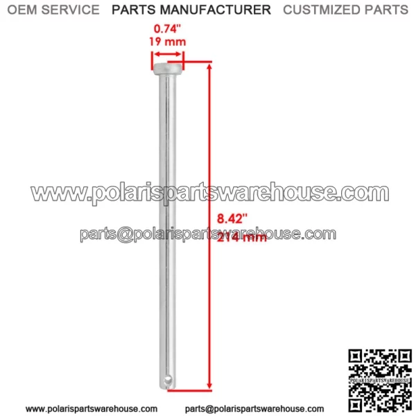 Deck Roller Pin For Jonsered GT 52 F / LT 19 A / LT 2122 A / LT 2119 A / Z 42 F - Image 2
