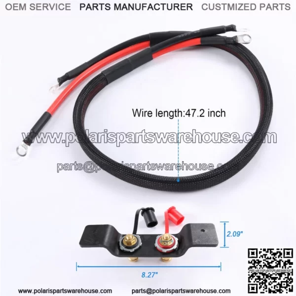 For Can-Am Maverick X3 Remote Battery Terminal Relocation Kit Battery Jump Post  For: More than one vehicle - Image 5