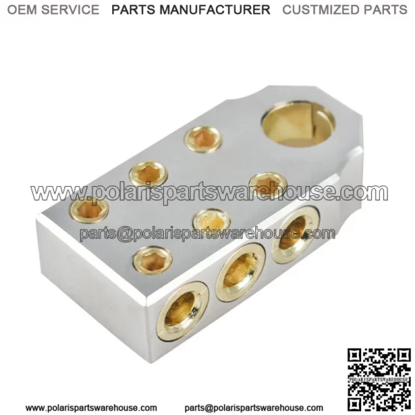 Pair of Sky High Car Audio SAE Top Post (6) 1/0 & 4 Gauge BATTERY TERMINAL Pair - Image 3