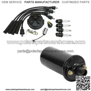 Complete Tune Up Kit & 12V Coil Fits Massey Ferguson TO20 TO30 TO35 F40 MH50