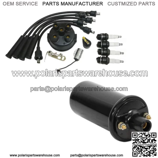 Complete Tune Up Kit & 12V Coil Fits Massey Ferguson TO20 TO30 TO35 F40 MH50