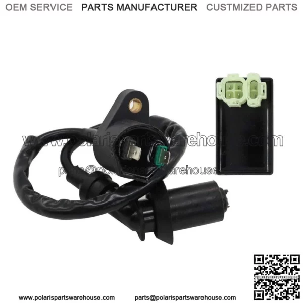 ATV Ignition Coil & CDI Box 88-99 Fit For Honda TRX300 Fourtrax 300 TRX300FW 2X4 For: Honda