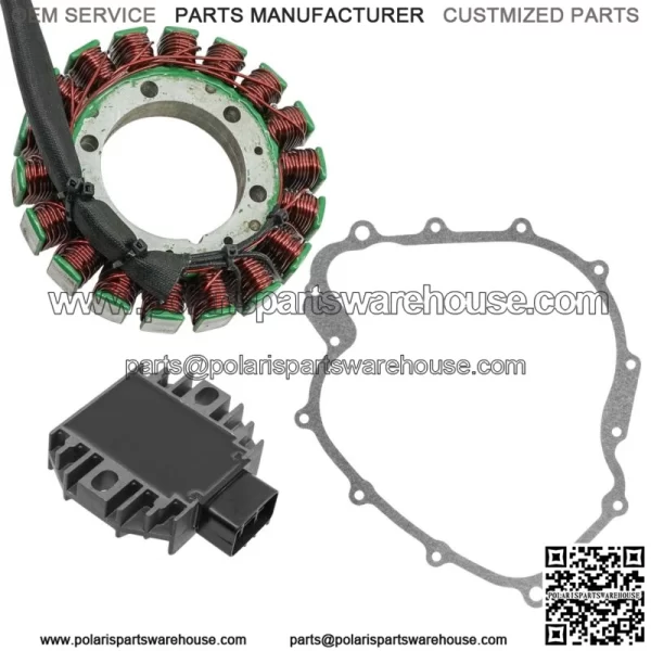 Stator & Regulator Rectifier for Yamaha Rhino 660 YXR660 2004-2007 With Gasket (For: 2006 Yamaha Rhino 660) - Image 4