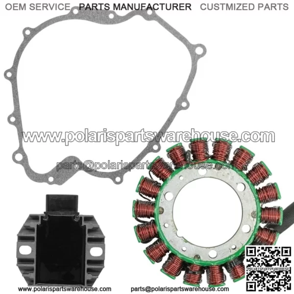 Stator & Regulator Rectifier for Yamaha Rhino 660 YXR660 2004-2007 With Gasket (For: 2006 Yamaha Rhino 660) - Image 5
