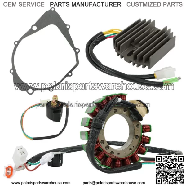 For Yamaha Warrior 350 YFM350X Magneto Stator Regulator Relay Gasket - Image 4