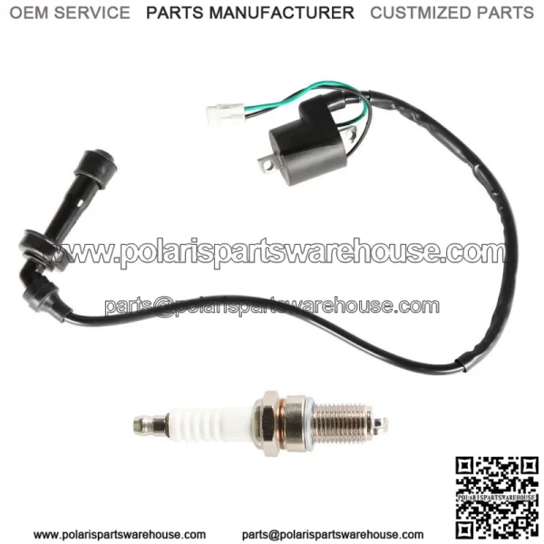 Ignition Coil & Spark Plug CAP For Suzuki Quadracer 450 LTR450 2006-2009