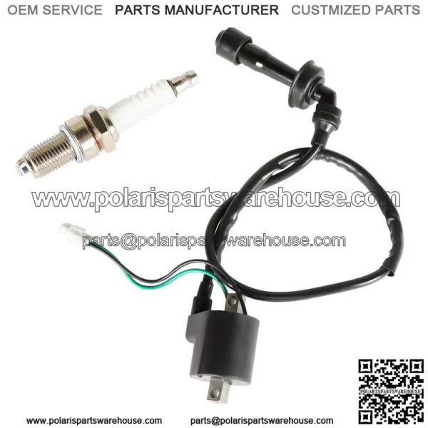 Ignition Coil & Spark Plug CAP For Suzuki Quadracer 450 LTR450 2006-2009 - Image 2