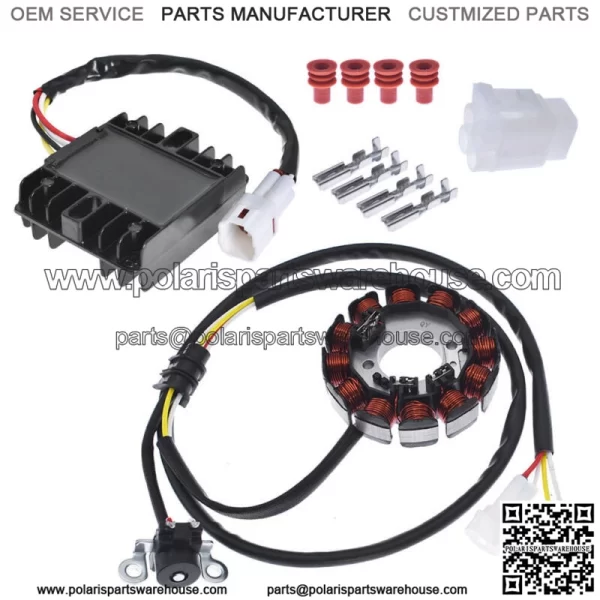 NEW Stator & Regulator Rectifier for YAMAHA YFZ450 2004 2005 2006 2007 2008-2013 - Image 4