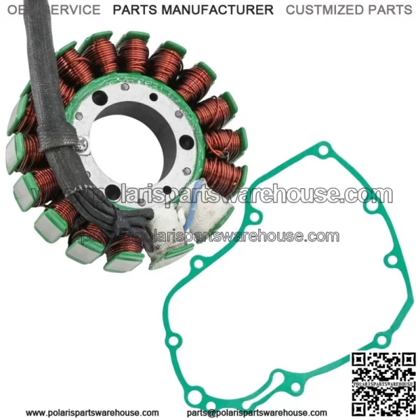 Stator & Left Crankcase Gasket for Honda TRX450ER 2006 2007 2008 2009 12 13 14 (For: Honda) - Image 3