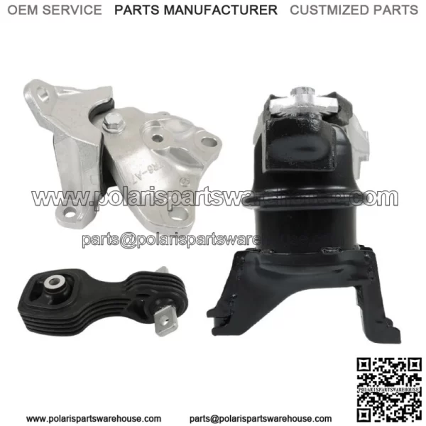 Motor & Auto Transmission Mount Set For 2012-2013 Honda Civic 1.8L - Image 2