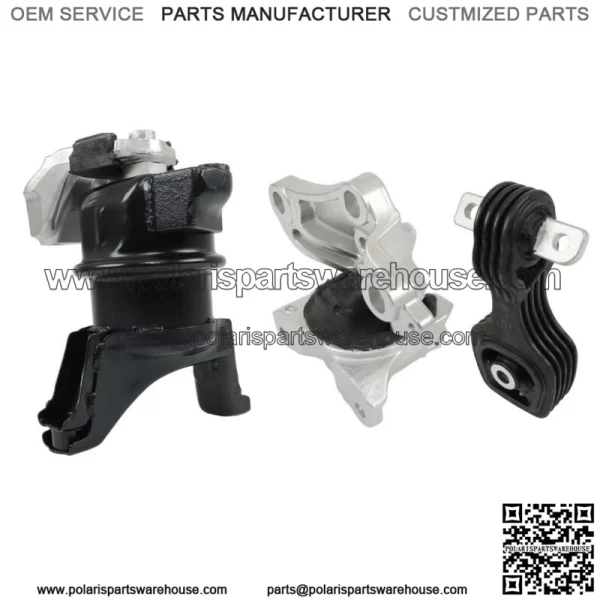 Motor & Auto Transmission Mount Set For 2012-2013 Honda Civic 1.8L - Image 3