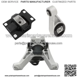 For 2010-2013 Ford Transit Connect 2.0L Engine Motor & Trans Mount Set 3PCS
