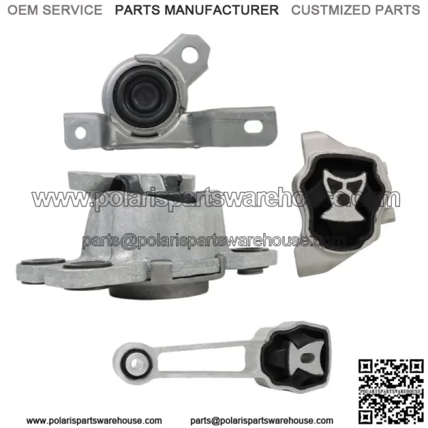 For 07-16 Volvo S60 S80 V70 XC60 Motor, Trans & Torque Strut Mount 4PCS - Image 2