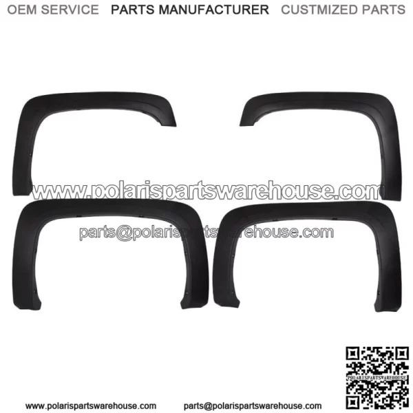 Fender Flares Fit For 07-13 Silverado 1500 Standard Cab & Extended Cab (For: More than one vehicle)