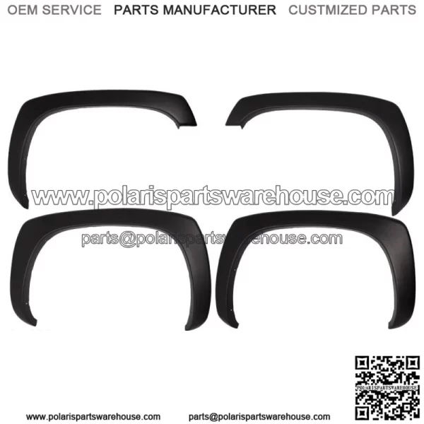 Factory Style 4PCS Fender Flares New Fit For GMC Sierra Chevy Silverado 1999-06 (For: More than one vehicle)