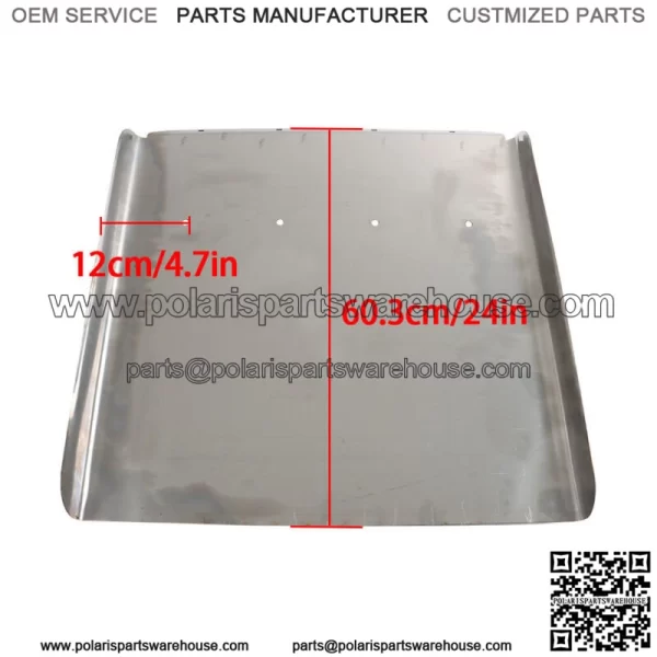 Quarter Fender Set 24" x 24" Stainless Steel Semi Truck - Image 2