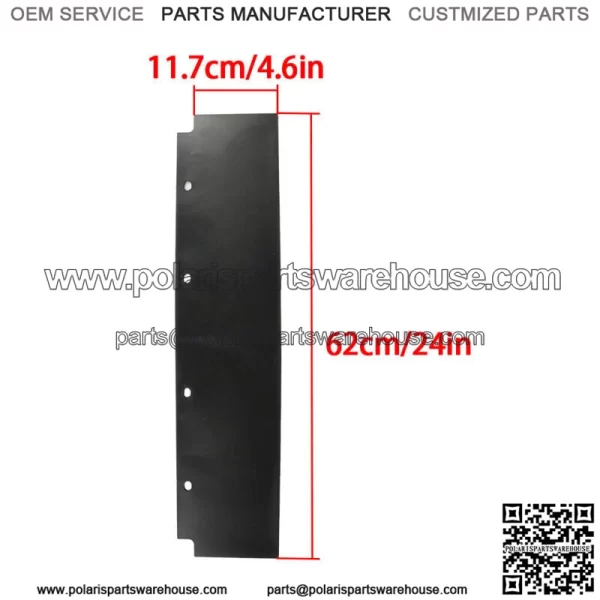 Quarter Fender Set 24" x 24" Stainless Steel Semi Truck - Image 3