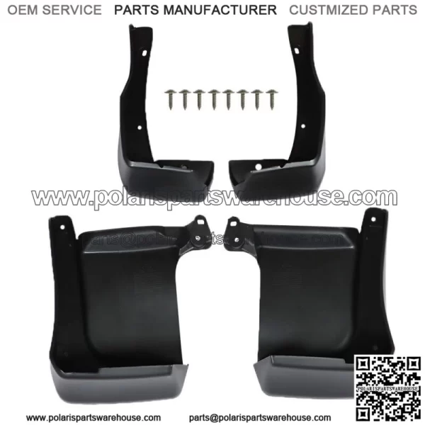 For 2013-2015 Honda Accord Mud Flaps Guards Splash Protectors Front Rear 4Pcs - Image 2