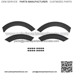 New Rear Left&Right Fender Flares For 2020-2021 Ford Explorer Black 4pcs