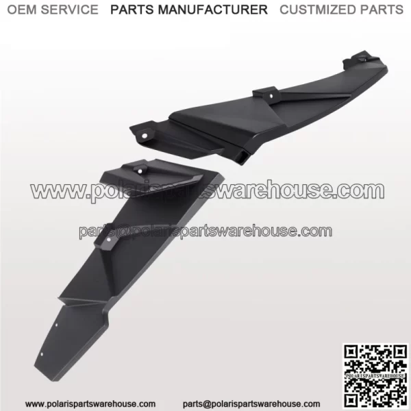 4pcs Rear XXL Extended Fender Flares Compatible with Polaris RZR 1000 2014-2023 (For: Polaris) - Image 2