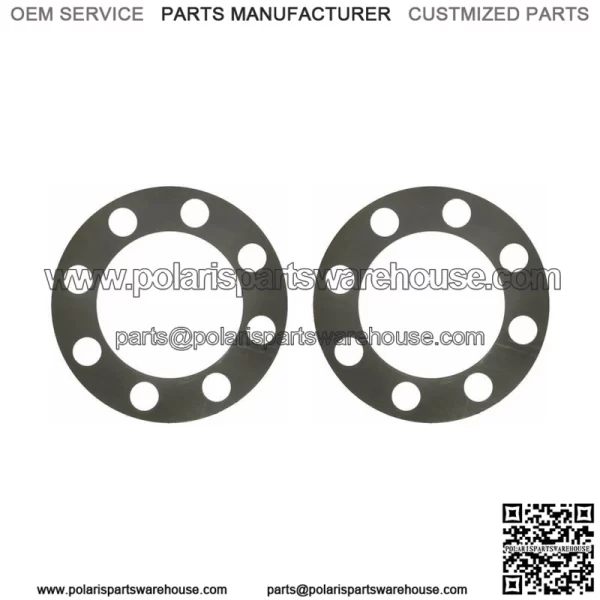 Fits  Silverado 2500 HD Axle Shaft Flange Gasket Rear Set of 2 (For: More than one vehicle)