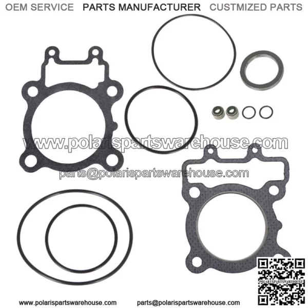 Top End Gasket head gaskets Kit Set for KAWASAKI BAYOU 220 1988 1989 1990-2002 - Image 2