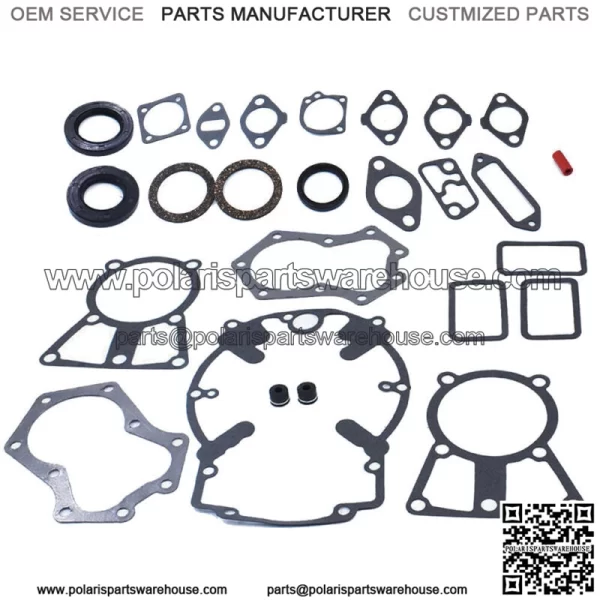 M18 Fits For Kohler M20 KT17 19 21 Replaces 25 755 37-S Gasket Set W/ Seals Kit - Image 2