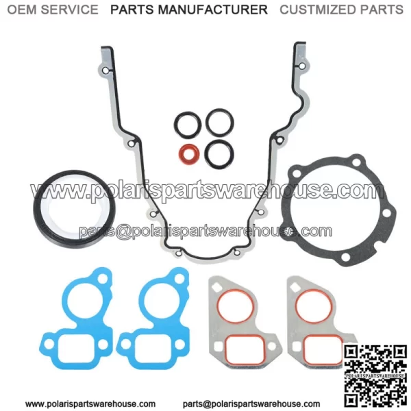 For GM Chevy LS Vortec 4.8 5.3 5.7 6 Front Timing Cover Gasket Set LS1 LS2 LS3