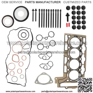For 2007-2012 Mini Cooper R56 1.6L Engine Head Gasket 1.20mm Thick Bolts Set