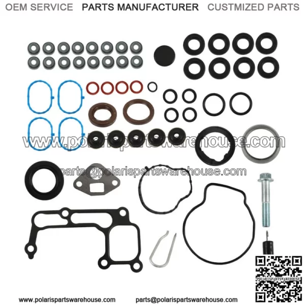 Head Gasket Set Timing Belt Water Pump Kit For 01-05 Honda Civic 1.7L SOHC D17A1 - Image 2
