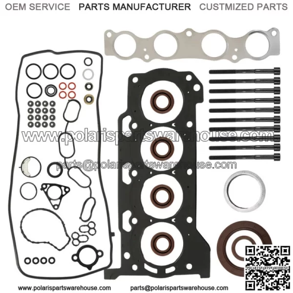 Head Gasket With Bolts Set For 2010-2015 Toyota Prius V Lexus CT200h 1.8L 2ZRFXE