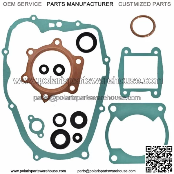 Complete Engine Gasket kit Set with Oil Seals for Yamaha Blaster 1988-2006 - Image 3